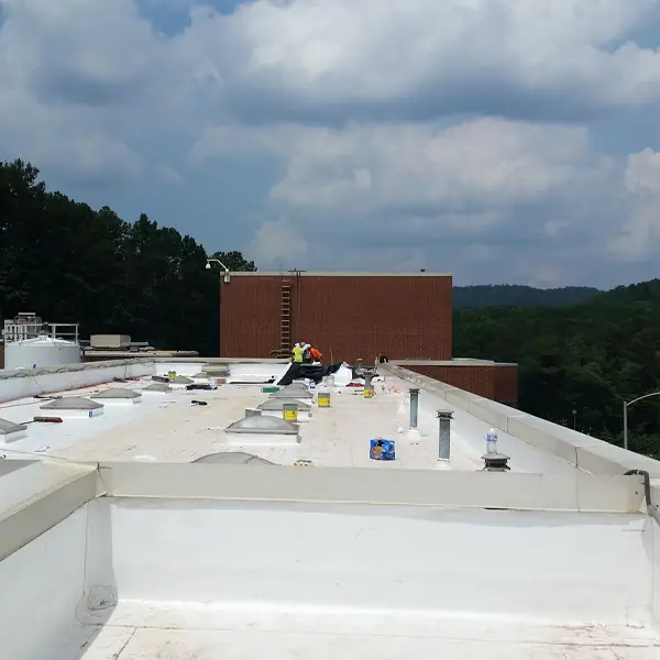 flat commercial roof in GA