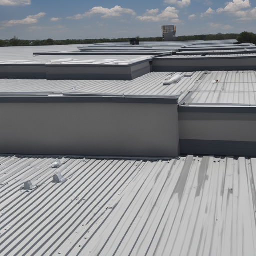 a roof of a building