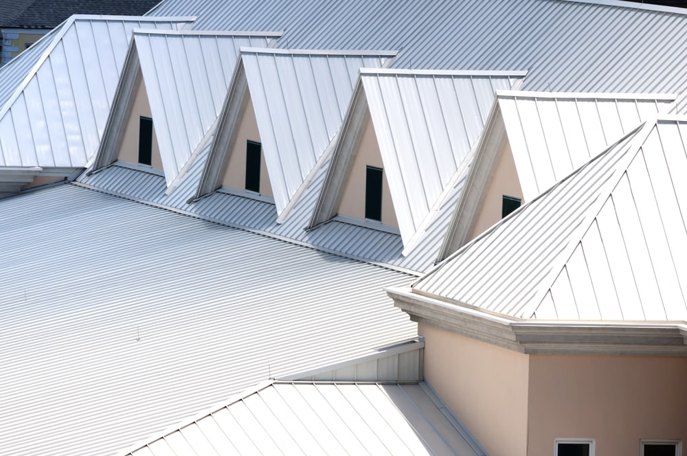 reflective metal roof example