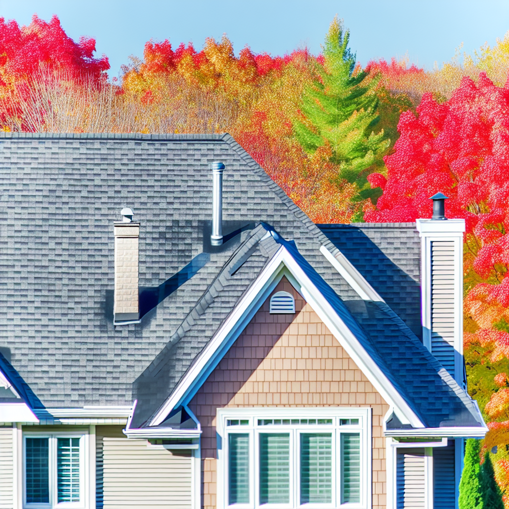 a house with trees in the background