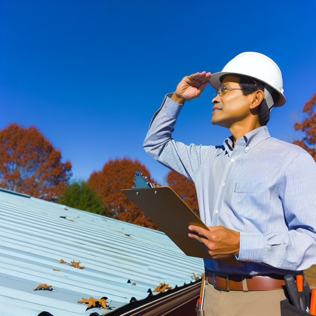 a man wearing a hard hat and holding a clipboard